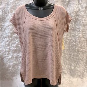 Sweet Romeo Thermal Short Sleeve Top